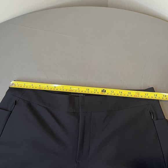 Athleta Stellar Skinny Trouser Black Travel Athleisure Size 16 Womens Stretch - Picture 8 of 9
